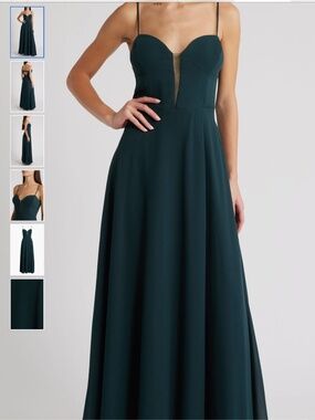 Lulus Stunning Grace Chiffon Gown, size XS